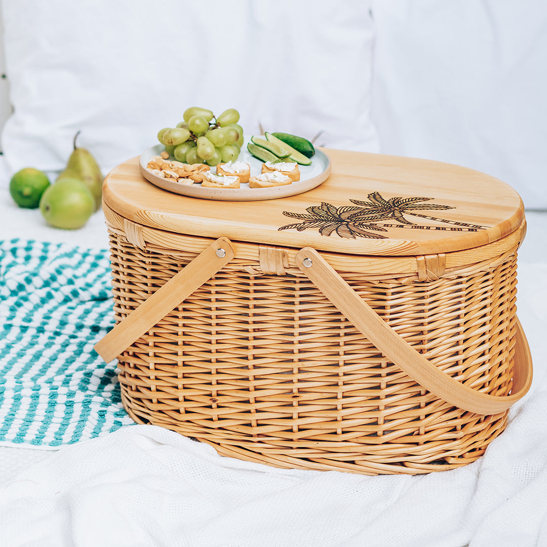 Coco Picnic Basket Aloha Madams Handmade