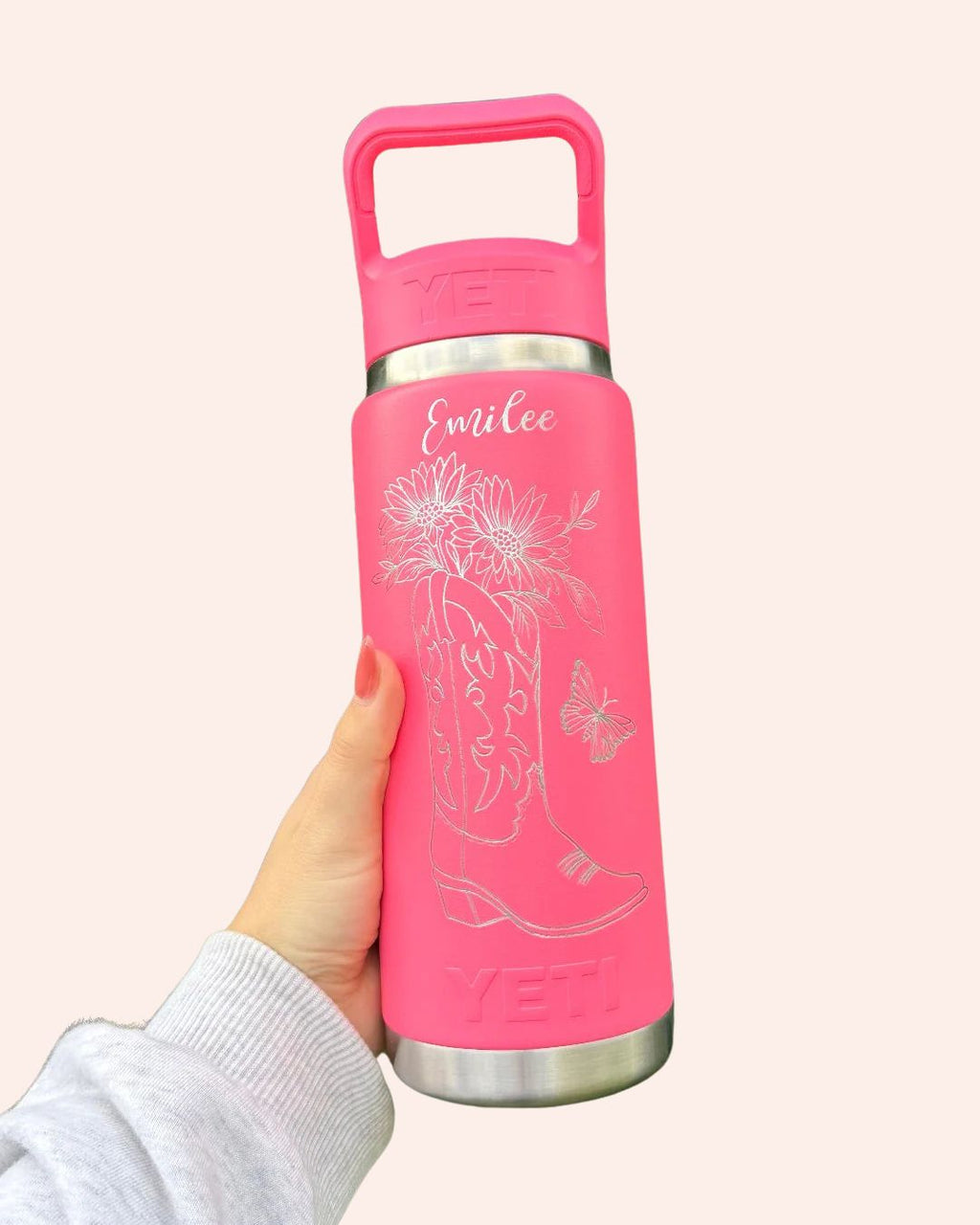 26oz Yeti Straw Bottle | Custom Designs