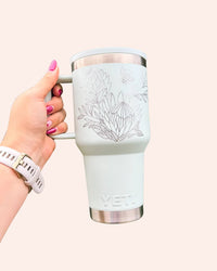 30oz Yeti Rambler Travel Straw Mug | Custom Designs