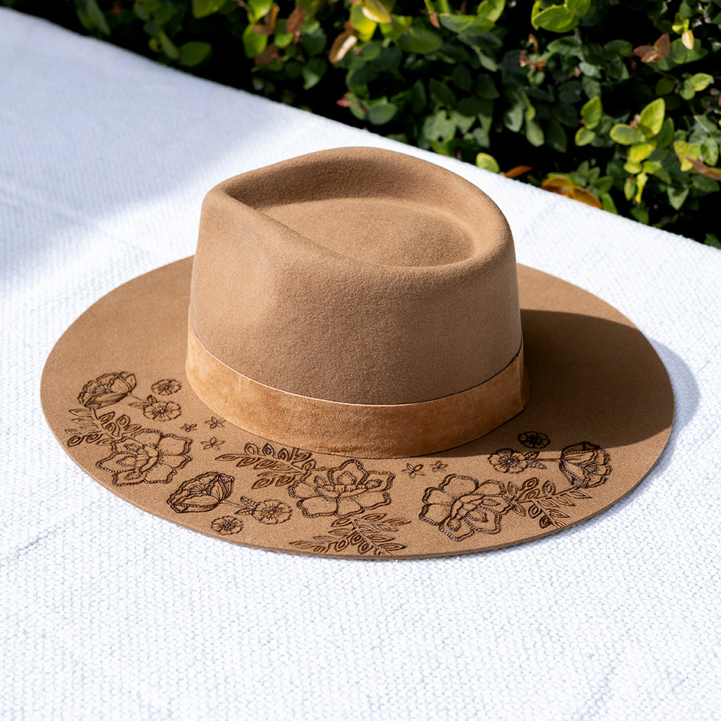 Blossom Teak Hat (small)