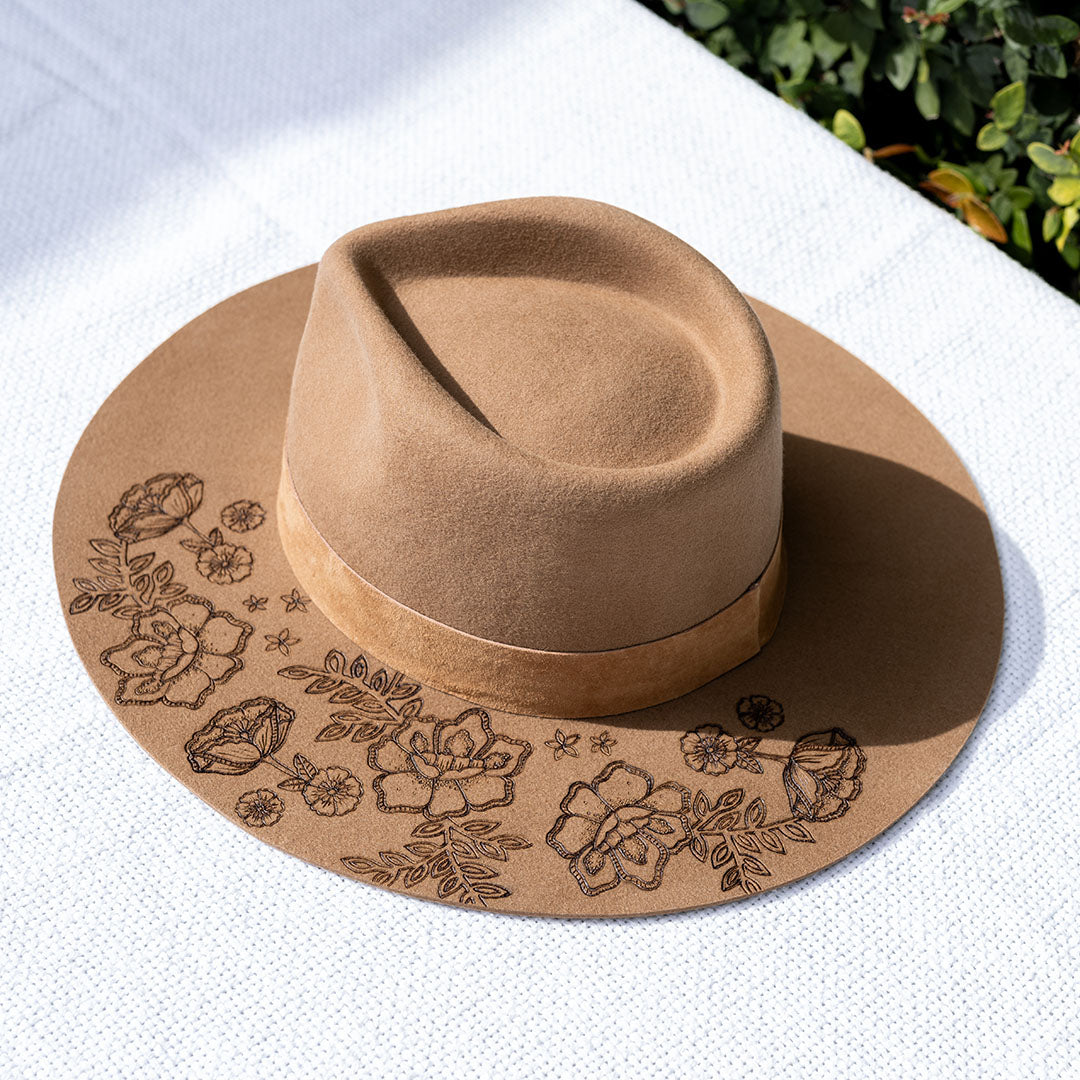Blossom Teak Hat (medium)