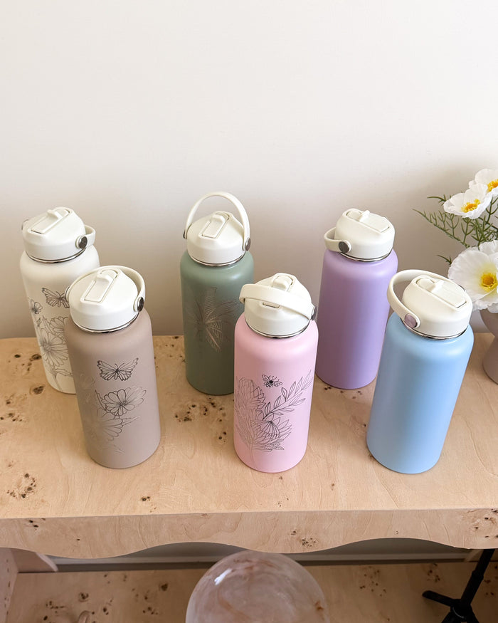 Hand Engraved 32oz Drink Bottle | Special Order