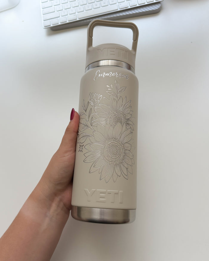 26oz Yeti Special Order | Hand Engraved