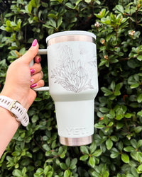 30oz Yeti Rambler Travel Straw Mug Special Order | Hand Engraved