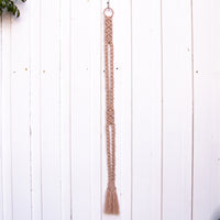 Dusty Pink Macrame Hat Hanger