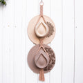 Dusty Pink Macrame Hat Hanger