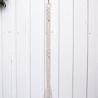 Cream Macrame Hat Hanger
