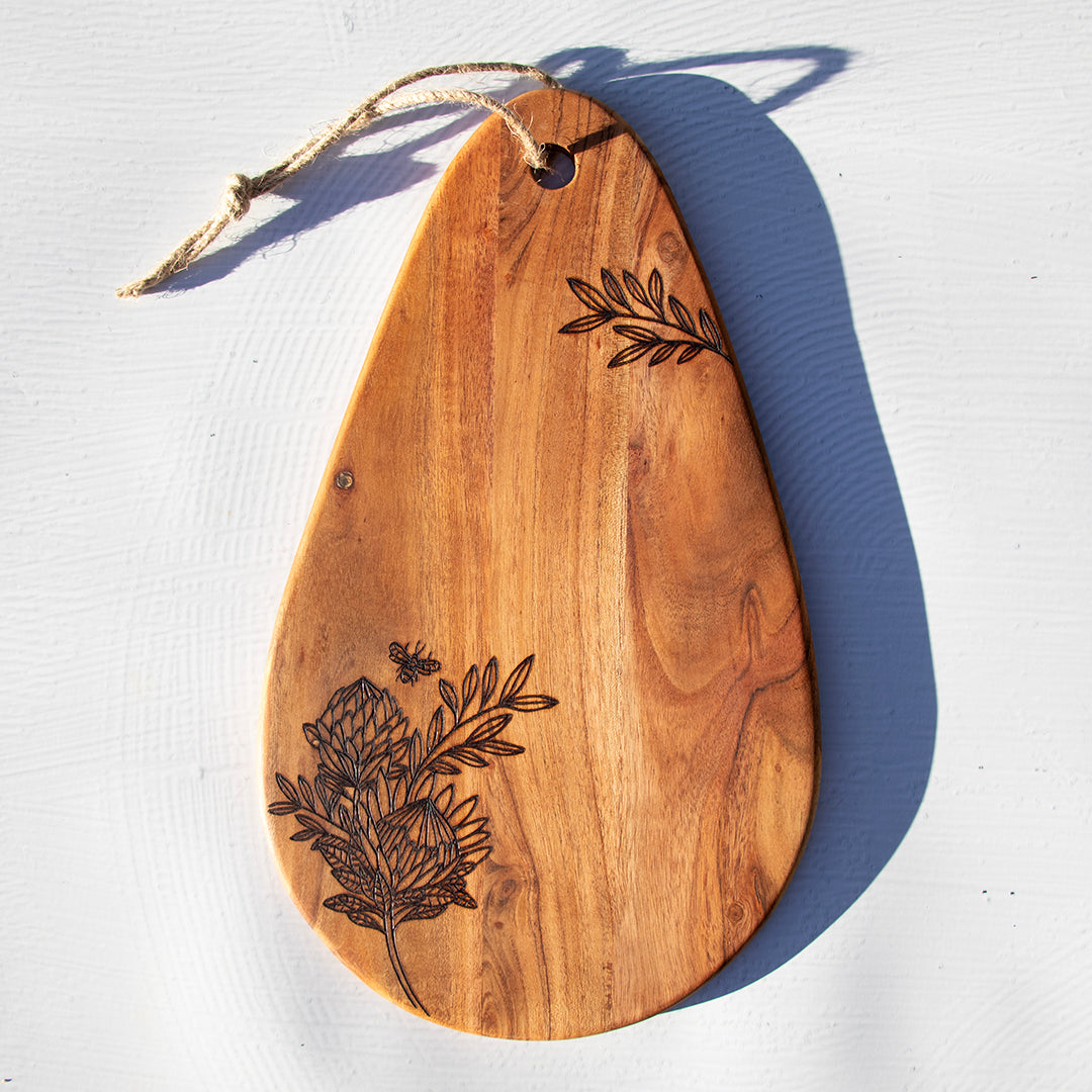 Flora Large Teardrop Board
