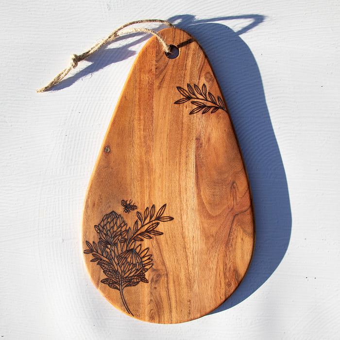 Flora Large Teardrop Board