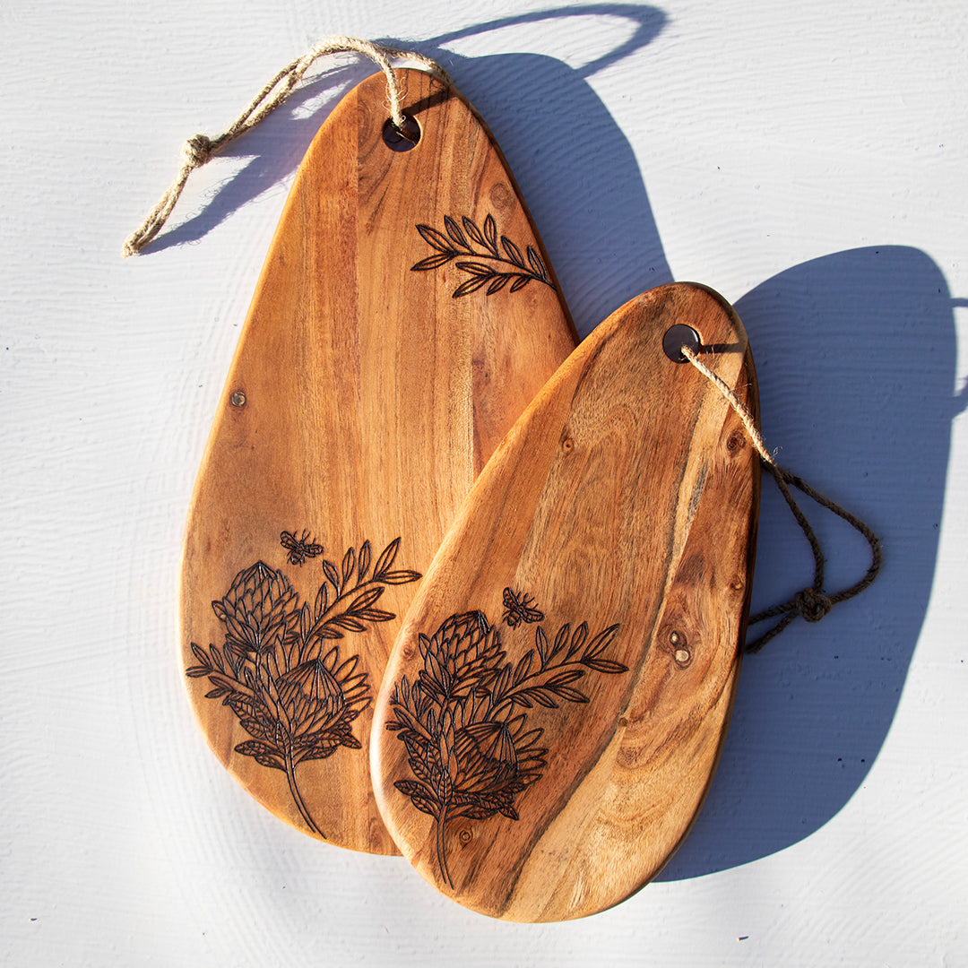 Flora Large Teardrop Board