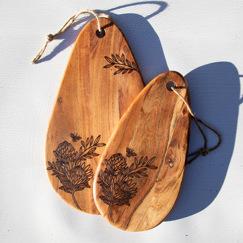 Flora Large Teardrop Board
