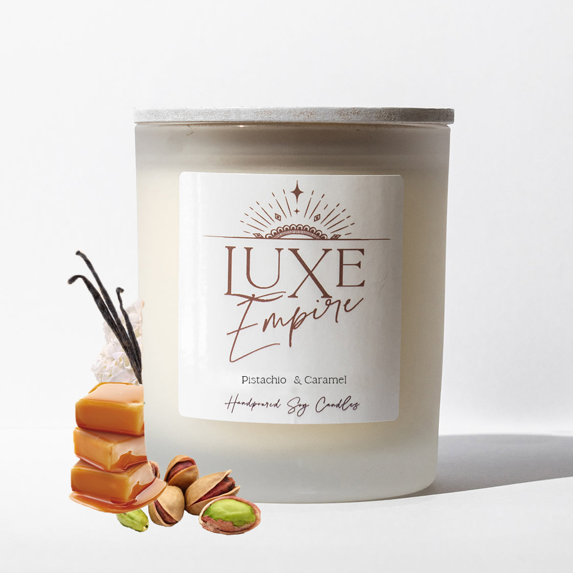 Pistachio & Caramel | Tumbler Candle