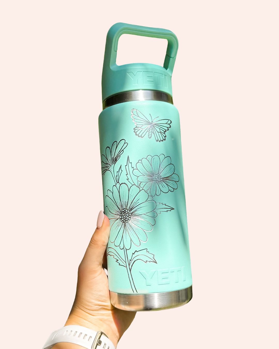 36oz Yeti Straw Bottle | Custom Designs