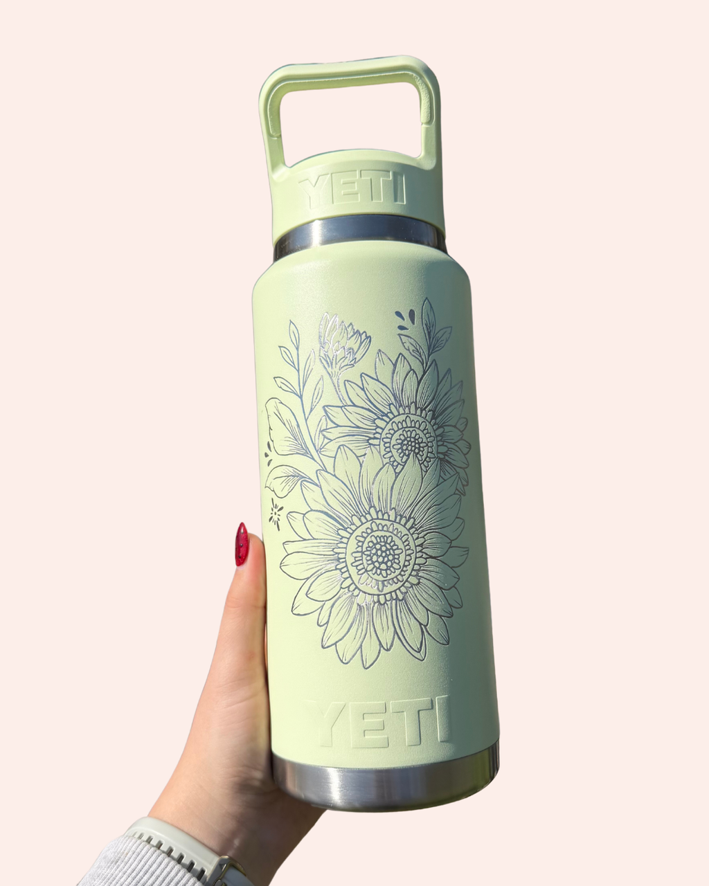 36oz Yeti Straw Bottle | Custom Designs
