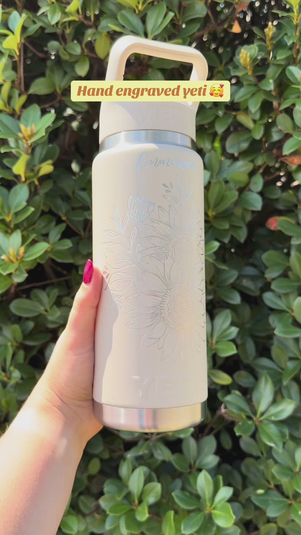 26oz Yeti Straw Bottle | Custom Designs
