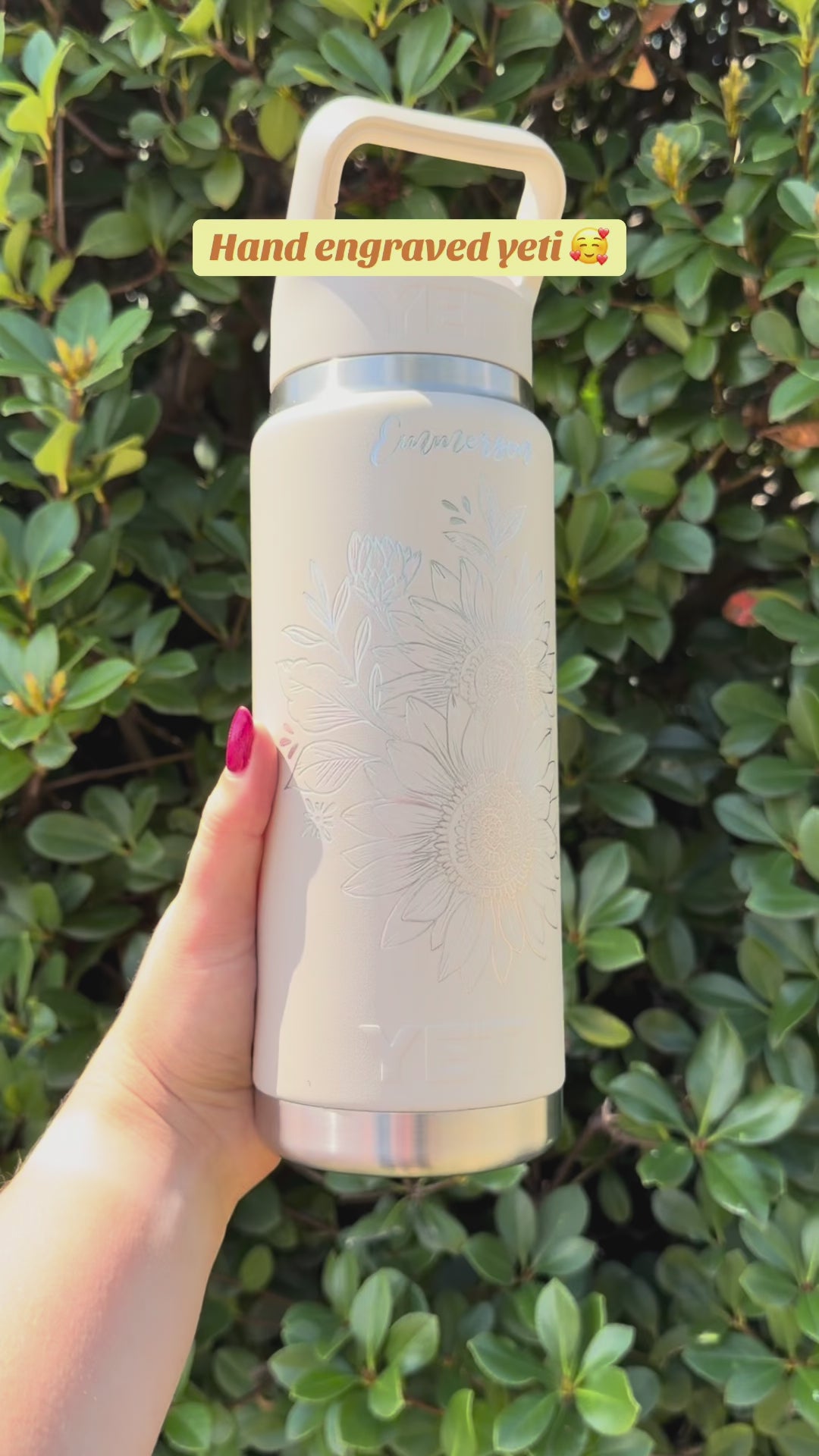26oz Yeti Straw Bottle | Custom Designs