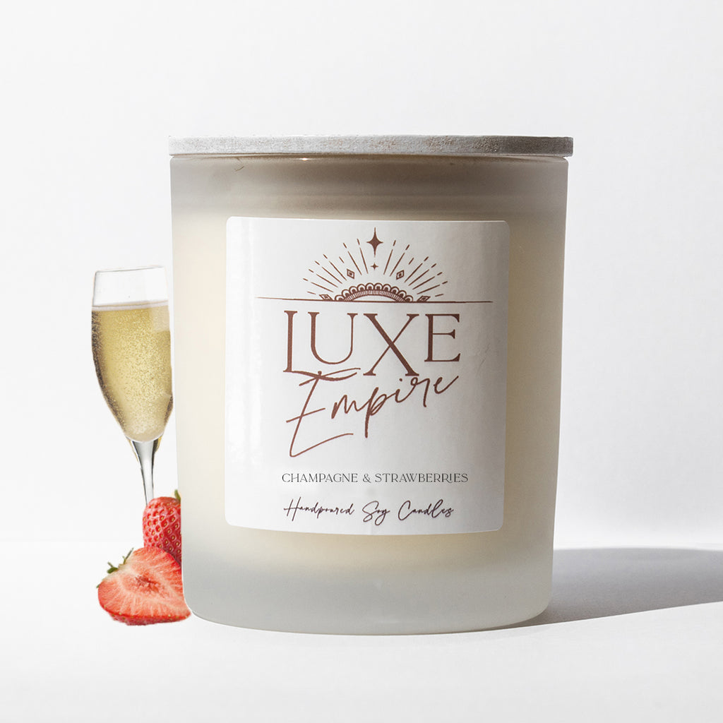 Champagne & Strawberries | Tumbler Candle
