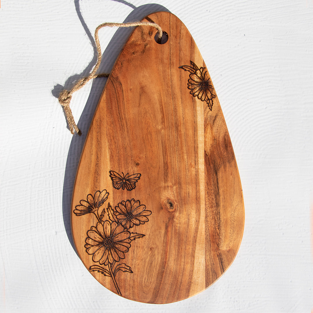 Daisy Large Teardrop Board