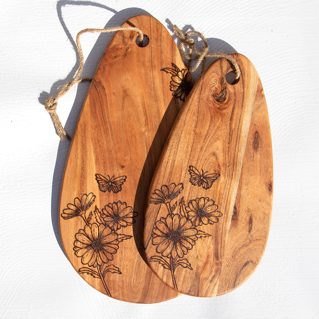 Daisy Large Teardrop Board