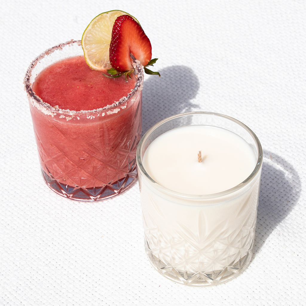 Strawberry Daiquiri| Reusable Cocktail Glass