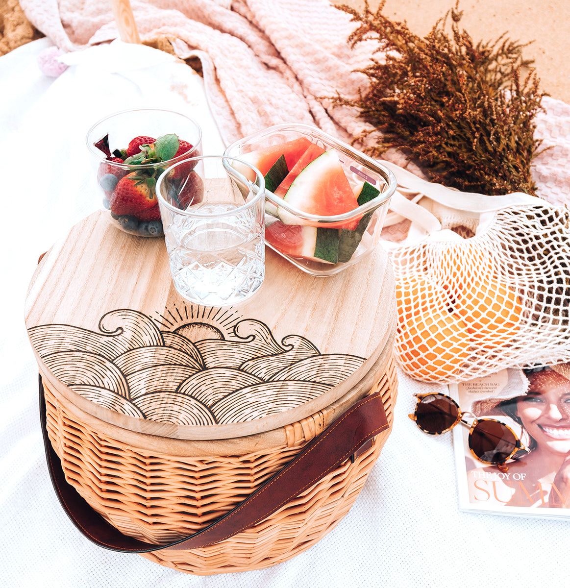 Lola Picnic Basket Oceania Madams Handmade